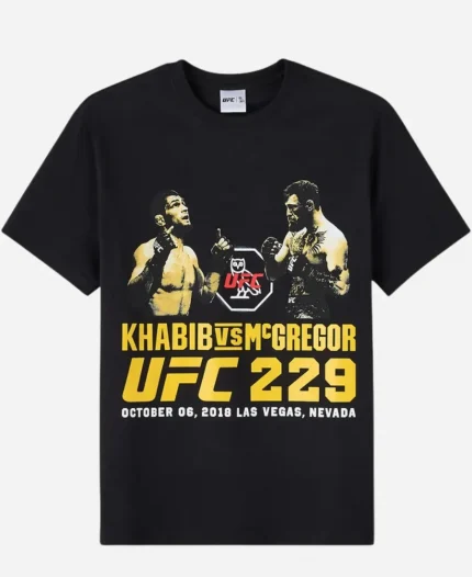 OVO x UFC Khabib vs. McGregor Black Graphic T-Shirt 
