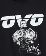 OVO x UFC Hasbulla Black T-Shirt