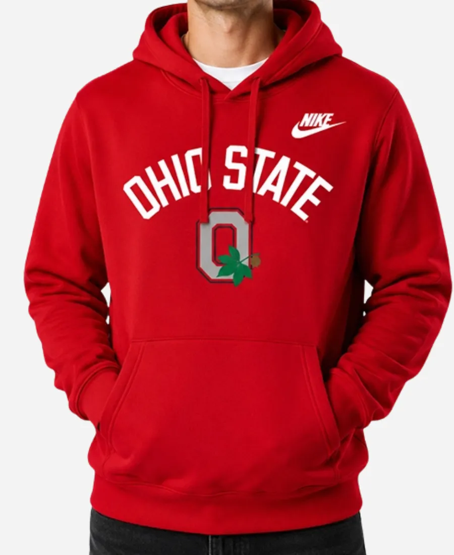 Ohio State Nike Legacy Arch Club Red Hoodie Nike Ohio State Legacy Arch Club Red Hoodie