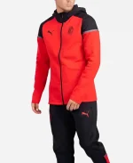 Olivia Smith Puma AC Milan Football Casuals Red & Black Jacket