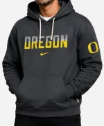 Nike Oregon Ducks Sideline College Standard Issue Dri-FIT Grey Hoodie