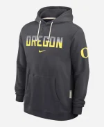 Oregon Ducks Nike Sideline Hoodie - Grey