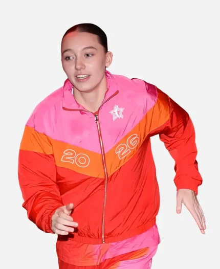 Paige Bueckers Nike WNBA All-Star Game 2026 Red, Pink & Orange Track Jacket