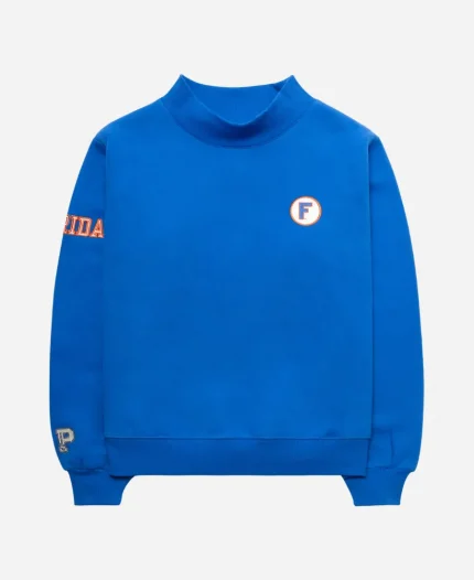 2026 Florida Parke x’47 Graphic Blue Fleece Mockneck Sweatshirt