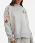 Parke x’47 Graphic Syracuse 2026 Grey Fleece Mockneck Sweatshirt