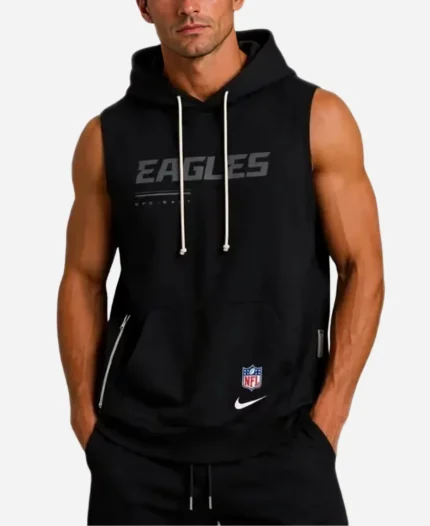 Nike 2026 Philadelphia Eagles Sideline Sleeveless Hoodie