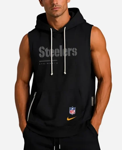 2026 Nike Pittsburgh Steelers Dri-FIT Sideline Black Hoodie 