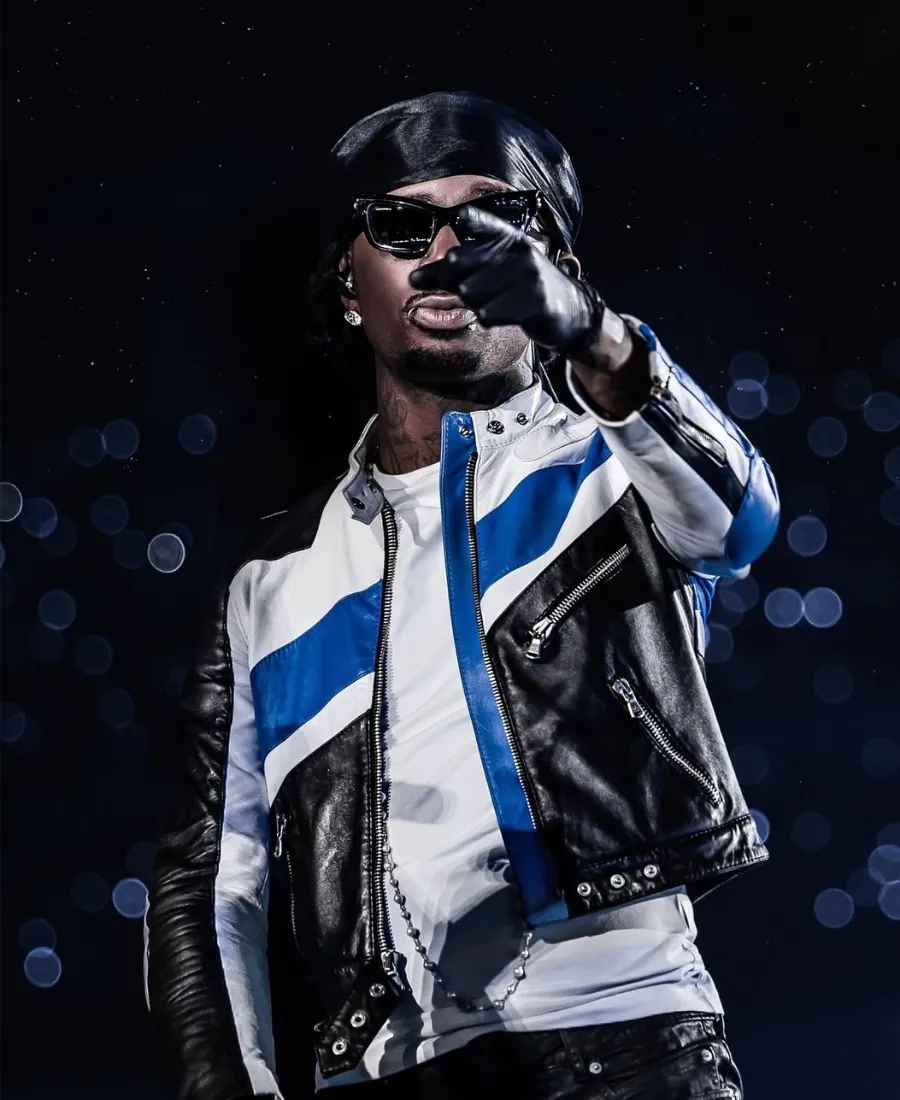 Playboi Carti The Weeknd Wembley Stadium Jacket Playboi Carti The Weeknd 2026 Wembley Stadium Leather Jacket