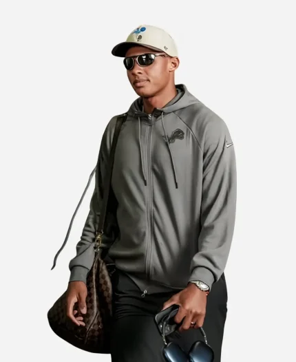 Detroit Lions Nike Preseason 2026 Grey Fleece Hoodie