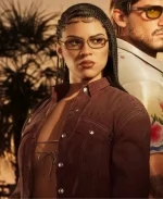 Grand Theft Auto VI Lucia Protagonists Maroon Denim Jacket