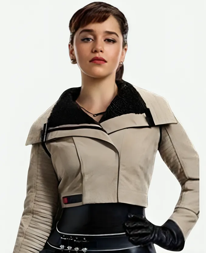Qi’ra Solo A Star Wars Story Emilia Clarke Cotton Jacket Qira Solo A Star Wars Story Cotton Jacket