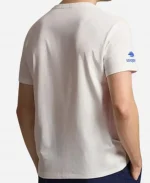  Ralph Lauren US Open Tennis Championships Classic Fit White Graphic T-Shirt