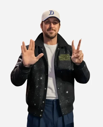 Ryan Gosling D23 Star Wars Starfighter Black Jacket