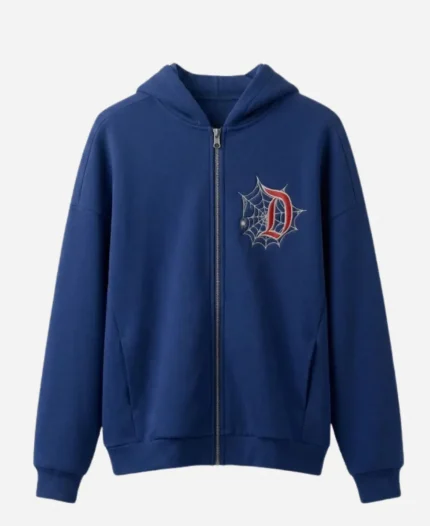 Spider-Man Brand New Day 2026 Disneyland Printed Blue Hoodie