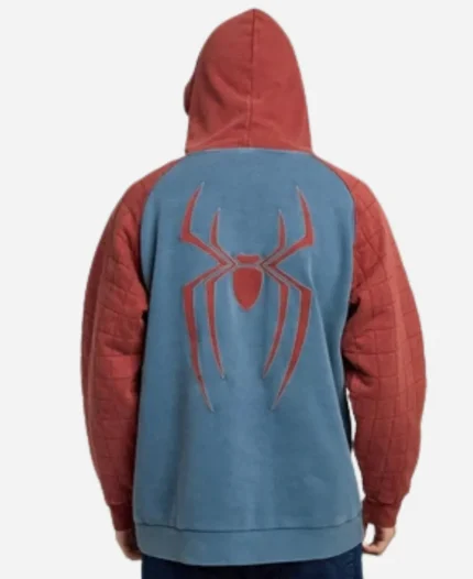 Spider-Man Brand New Day Quilted Raglan Colorblock Hoodie
