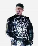 Chris Brown Spider Man Jacket Chris Brown Spider Web Jacket
