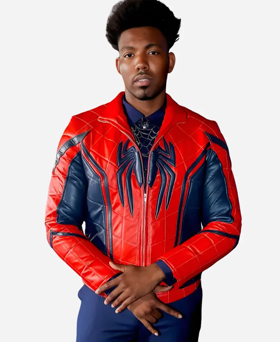 Spider-Man Dominique Barrett World Premiere Jacket Dominique Barrett Spider-Man Brand New Day 2026 Premiere Leather Jacket