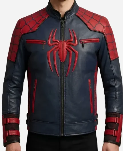 Spider-Man Brand New Day 2026 Black & Red Leather Jacket