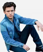 Tom Holland Spider-Man BND 2026 Peter Parker Blue Denim Jacket