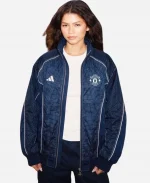 Manchester United x Spider-Man Zendaya Blue Track Jacket