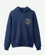 Spider-Man Disneyland 2026 Blue Zip-Up Hoodie 