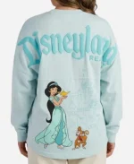 Spirit Jerseys x Disney Princess Jasmine Blue Oversized Sweatshirt