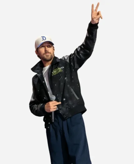Star Wars Starfighter Ryan Gosling Black Jacket