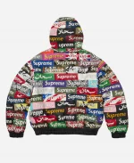 Supreme FW26 All-Over Box Logo Patchwork Leather Jacket