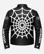 Chris Brown Spider-Web Jacket