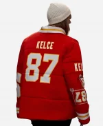 Taylor Swift Kelce 87 Chiefs Red Puffer Jacket