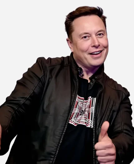 Tesla Event Elon Musk Leather Jacket