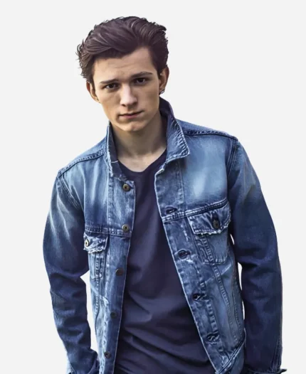 Spider-Man Tom Holland Blue Denim Jacket