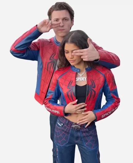 Tom Holland and Zendaya Spider-Man Jacket