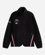 Tommy Hilfiger x Cadillac F1 Team Black Fleece Full-Zip Jacket