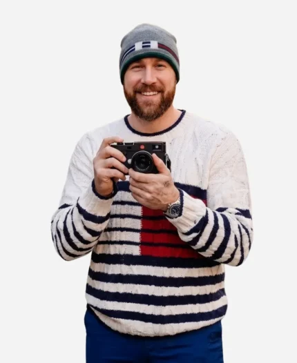 Travis Kelce Tommy Hilfiger Ambassador American Football White Sweatshirt