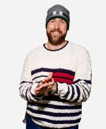 Travis Kelce Tommy Hilfiger Ambassador Stipes Sweatshirt