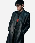 Tyler Trying S05 Cooper Turner Black Leather Coat