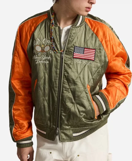 Polo Ralph Lauren US Open Souvenir Satin Jacket 
