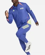 Unisex Adidas Berlin Marathon Legends Blue Jacket