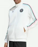 Adidas Inter Miami CF White Zip Up Track Jacket