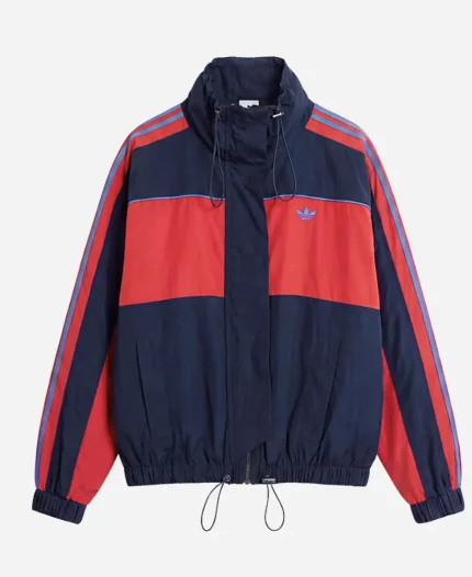 Unisex Adidas x ASOS 2026 Oversized Zip-Up Track Jacket - Navy