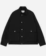 Carhartt WIP 2026 Quentin Black Cotton Jacket