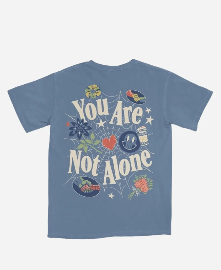 Unisex Spider-Man Brand New Day 2026 You Are Not Alone Blue T-Shirt Spider-Man You Are Not Alone T-Shirt