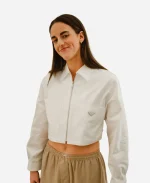 WNBA All-Star Indiana Fever vs Dallas Wings 2026 Caitlin Clark Prada White Jacket