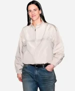 WNBA Caitlin Clark Beige Track Jacket