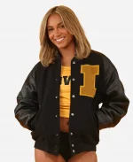  WNBA Community Award Washington Mystics Lucy Olsen Lettermen Varsity Jacket
