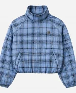 WNBA Golden State Valkyries Caitlin Clark Plaid Jacket