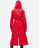 Adidas WWE NXT 2026 Kelani Jordan Red Leather Coat