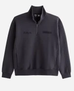 Unisex Washington Commanders Abercrombie & Fitch Grey Half-Zip Sweatshirt
