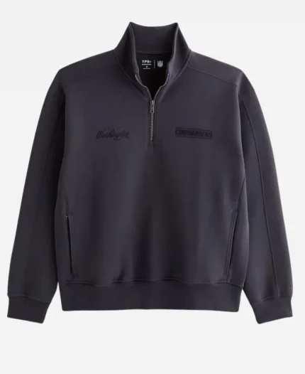 Unisex Washington Commanders Abercrombie & Fitch Grey Half-Zip Sweatshirt